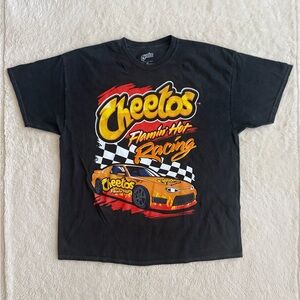 Men’s Cheetos T-Shirt, Flamin Hot Racing, Size 2XL, Heavyweight, New